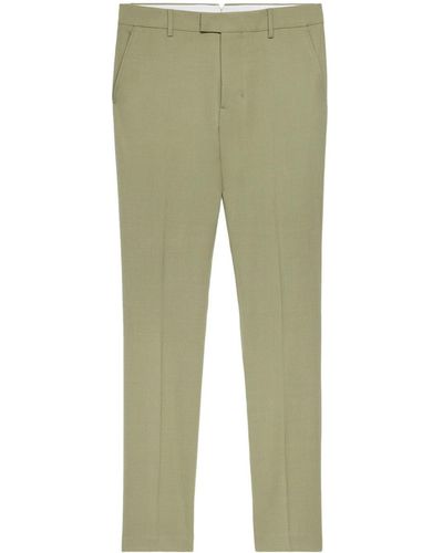 Ami Paris Tailored Slim-fit Trousers - Green