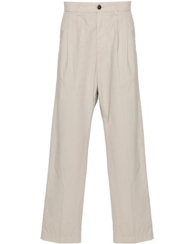 Barena Nerio Pavion Tapered Trousers - Natural
