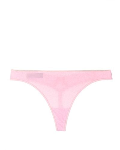 Marlies Dekkers Rococo Lace-up Thong - Pink