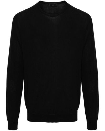 Roberto Collina Fine-knit Cotton Jumper - Black