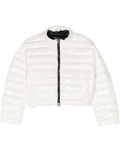 Herno Cropped Puffer Jacket - White