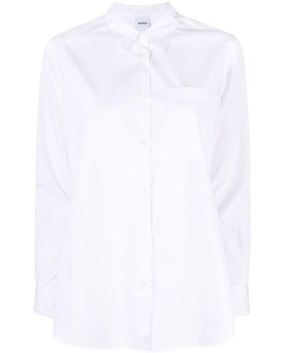 Aspesi Langärmeliges Hemd - Weiß