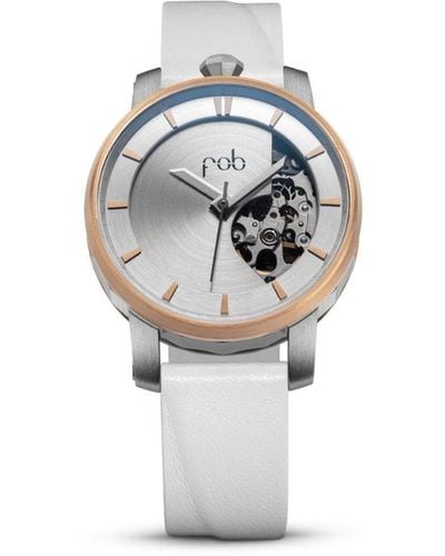 FOB PARIS Reloj R360 Aura de 36 mm - Blanco