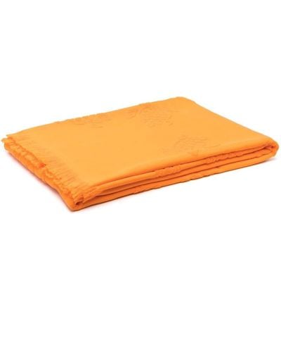 Vilebrequin Asciugamano con stampa grafica - Arancione