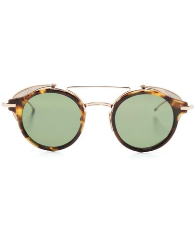 Thom Browne Pilot-frame Sunglasses - Green
