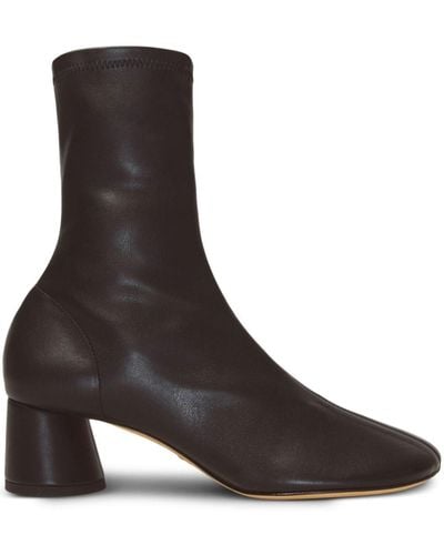 Proenza Schouler Glove Stretch Ankle Boots In Brown
