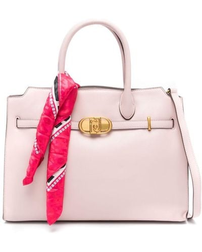 Liu Jo Handtasche mit Schaldetail - Pink