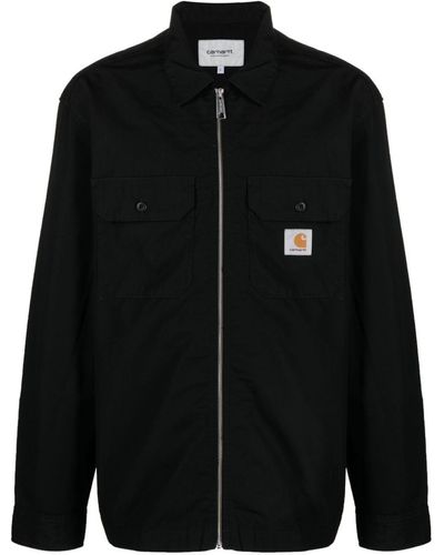 Carhartt Camisa Craft con cremallera - Negro