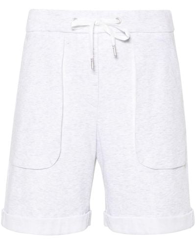 Peserico Shorts mit meliertem Effekt - Weiß