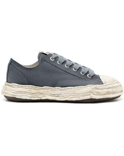 Maison Mihara Yasuhiro Peterson23 Canvas Lace-up Sneakers - Blue