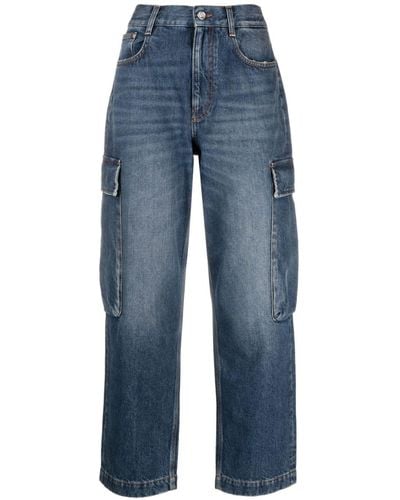 Stella McCartney Cropped Jeans - Blauw