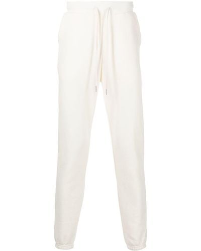John Elliott Pantalones joggers slim con cordones - Blanco