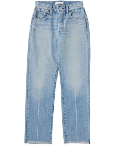 Moussy Cumberland Straight-leg Jeans - Blue