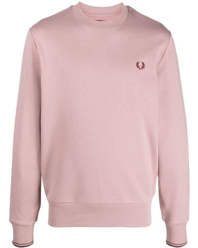 Fred Perry ロゴ スウェットシャツ - ピンク