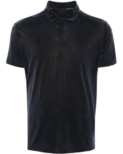 Rrd Button-up Short-sleeve Polo Shirt - Black