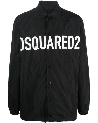 DSquared² ディースクエアード シャツジャケット - ブラック