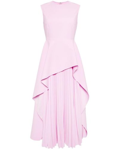 Solace London Abito midi The Severny - Rosa