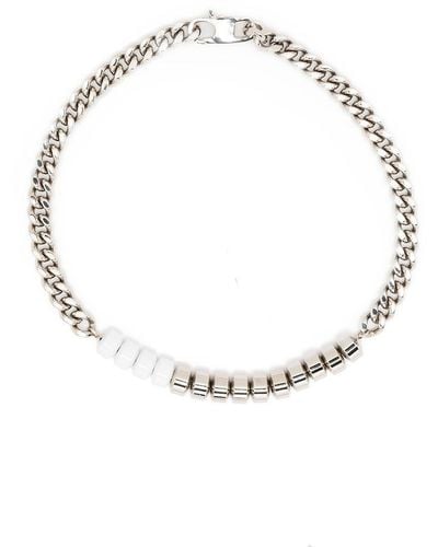 1017 ALYX 9SM Beaded Curb Chain Necklace - Metallic