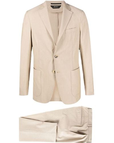 Zegna Single-breasted Suit - Natural