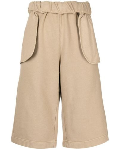 Dion Lee Cotton Knee-length Shorts - Brown