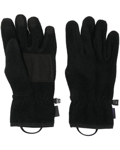Patagonia Synchilla Handschuhe aus Fleece - Schwarz