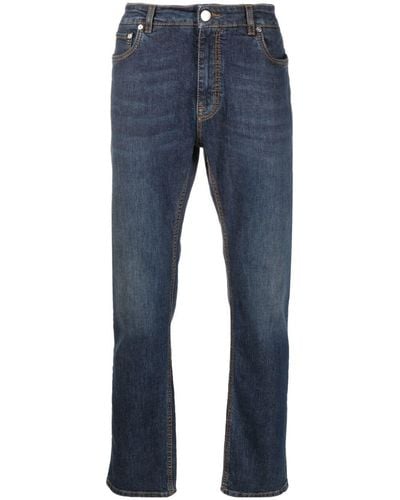 Etro Mid-rise Straight-leg Jeans - Blue