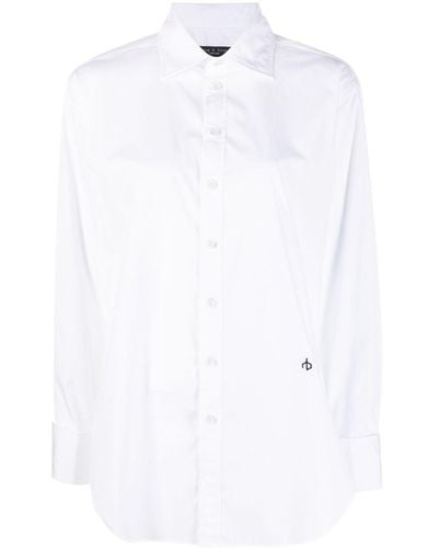 Rag & Bone Klassisches Hemd - Weiß