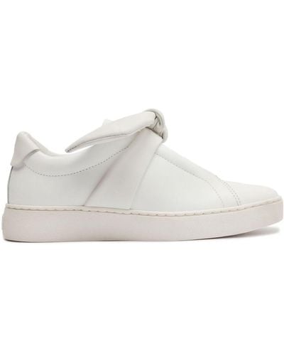 Alexandre Birman Clarita Asymmetric Slip-on Sneakers - White
