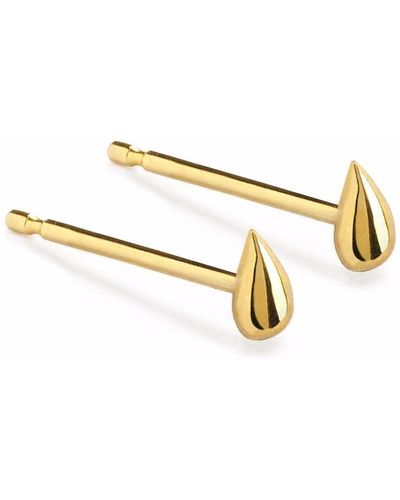 The Alkemistry 18kt Yellow Gold Pear Drop Stud Earrings - Metallic