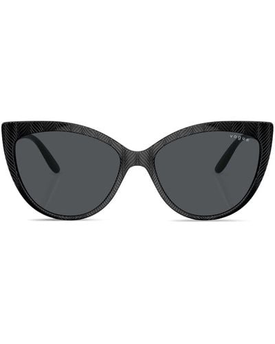 Vogue Eyewear Sonnenbrille mit Cat-Eye-Gestell - Schwarz
