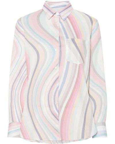 PS by Paul Smith Camicia con stampa - Bianco