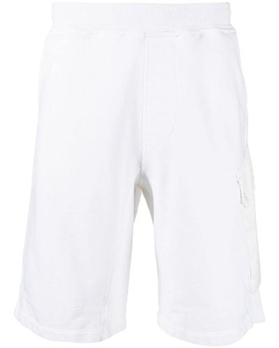 C.P. Company Shorts mit Klappentasche - Weiß