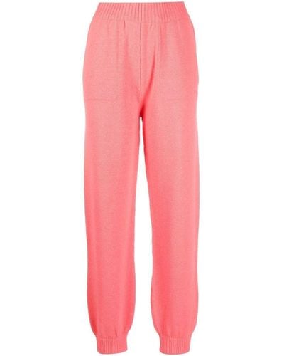 MSGM Knited Track Pants - Pink