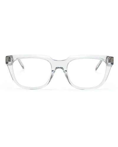 Givenchy Transparente Brille mit eckigem Gestell - Mehrfarbig