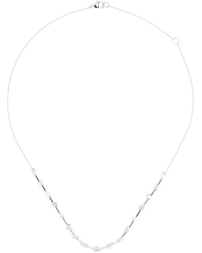 Dana Rebecca 14kt White Gold Alexa Jordyn Diamond Necklace - Black