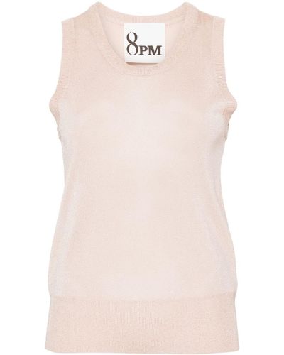 8pm Basseterre Knitted Tank Top - Pink