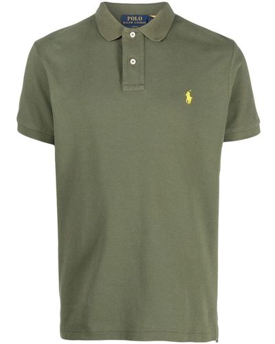 Polo Ralph Lauren Poloshirt mit Logo-Stickerei - Grün