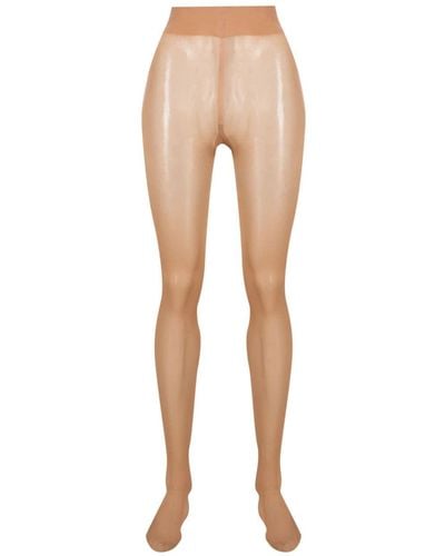 Wolford Pure Shimmer 40 Concealer Tights - Natural