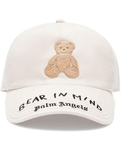 Palm Angels Cappello Bear In Mind - Bianco