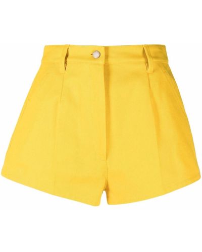 Prada Shorts Met Logo - Geel