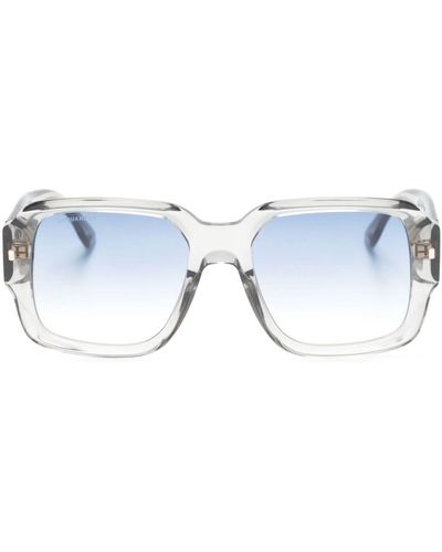 DSquared² Transparent Square-frame Sunglasses - Blue