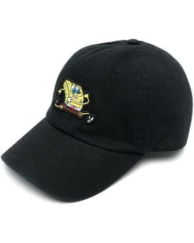 Gcds Baseball Cap With Spongebob Embroidery - Black