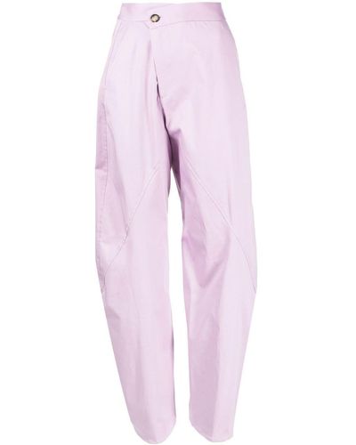 JW Anderson Twisted Workwear Trousers - Pink