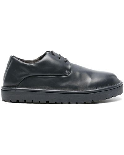 Marsèll Lace-up Leather Oxford Shoes - Grey