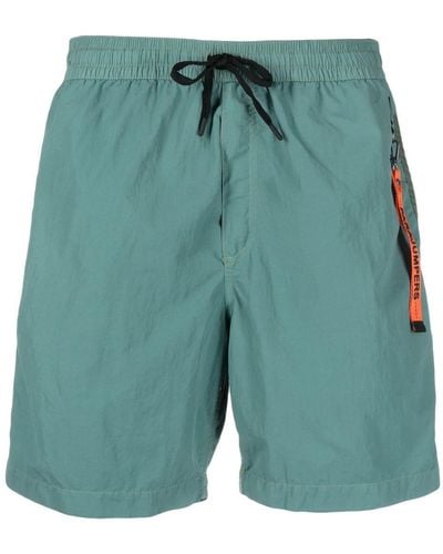 Parajumpers Mitch Logo-embossed Swim Shorts - Green
