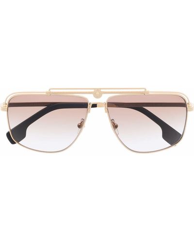 Versace Eyewear Pilot-frame Sunglasses - Metallic
