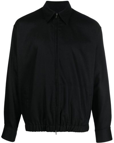 PT Torino Hemdjacke mit Reißverschluss - Schwarz