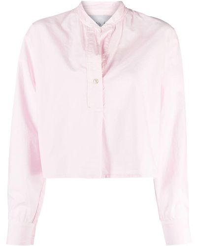 Forte Forte Button-up Cropped Shirt - Pink
