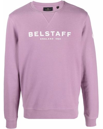 Belstaff ロゴ スウェットシャツ - パープル