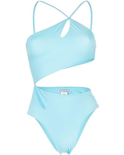 Sian Swimwear Badeanzug mit Cut-Outs - Blau